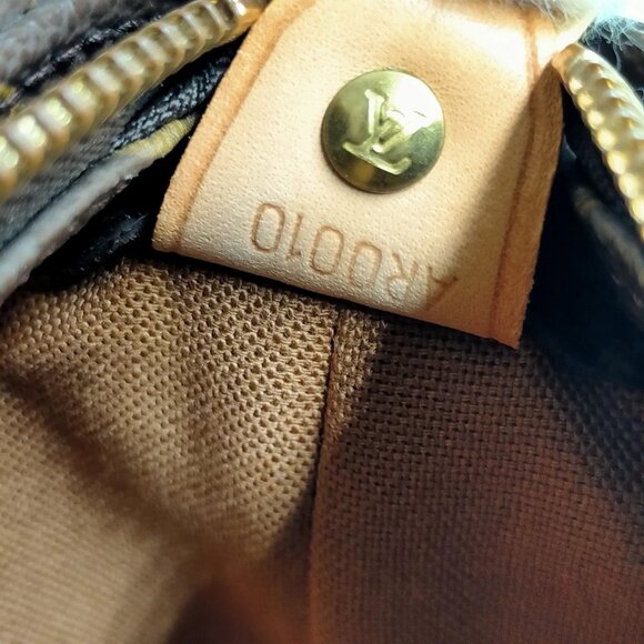 Louis Vuitton LV Shoulder Bag Cabas Mezzo Brown Monogram 700-052725 - Picture 12 of 13